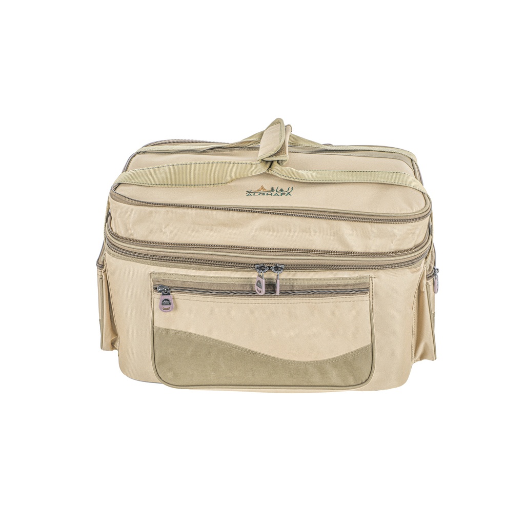 ALGHAFA, Al Aweer Estate Bag, Khaki, Large