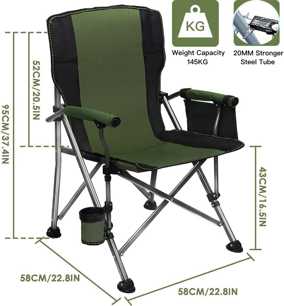 Al-Ghafa green foldable picnic chair