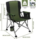 Al-Ghafa green foldable picnic chair