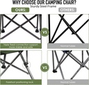 Al-Ghafa green foldable picnic chair
