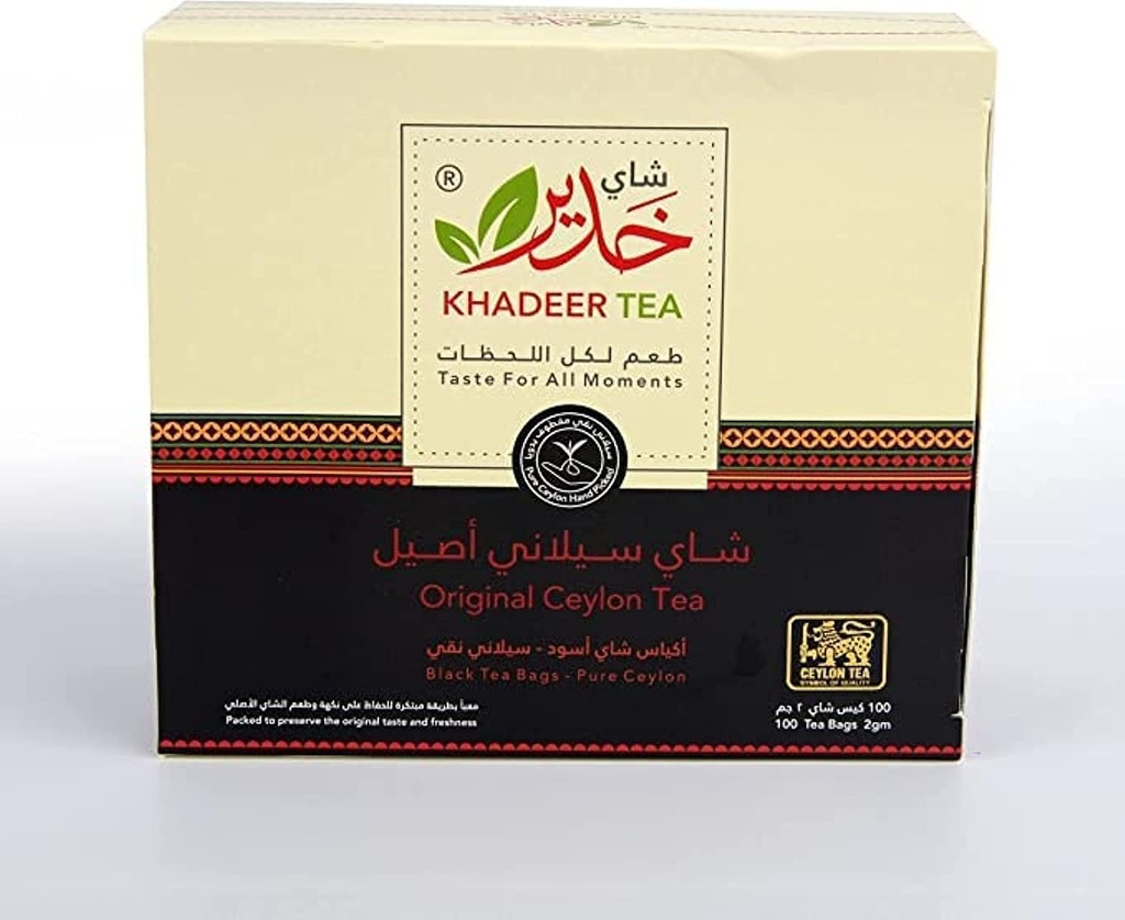 KHADEER TEA BAGS *100