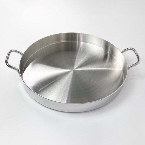 [6420] Alghafa Frying Pan, Stainless Steel 40CM