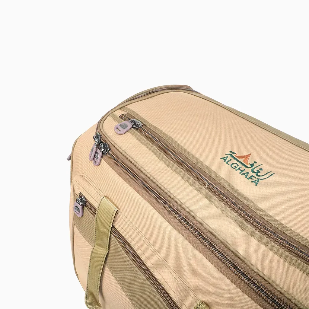 al-ghafaa-camping-gear-bag-khaki-outdoor-storage-bag-travel-picnic-organizer-medium-capacity