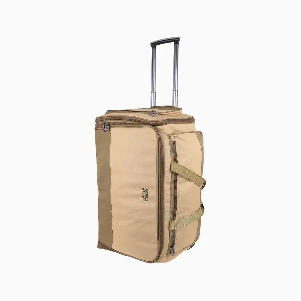 al-ghafaa-traveler-camping-gear-bag-with-wheels-khaki-outdoor-storage-bag-travel-picnic-organizer-sl