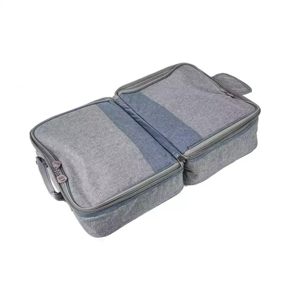 full-coffee-tea-set-bag-complete-camping-kit-with-pvc-lining-multi-color-wooden-khaki-red-grey-portable-outdoor-organizer-alghafa