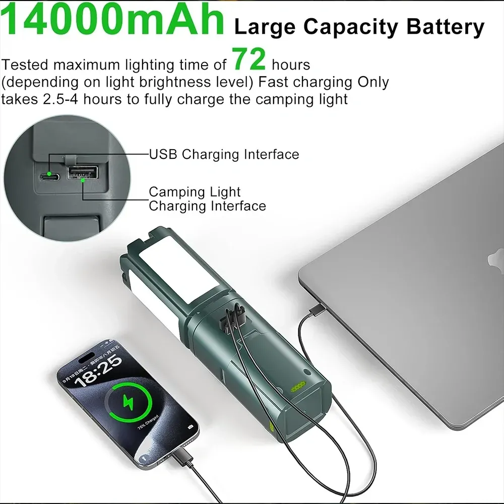 tobys-cpl-t21-rechargeable-telescopic-camping-light-14000mah-portable-led-camping-lantern-with-rgb-sos-modes-waterproof-outdoor-light