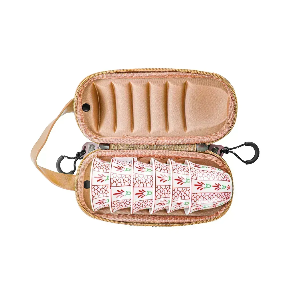 arabic-coffee-cups-set-with-carry-bag-6-cups-80ml-red-floral-pattern