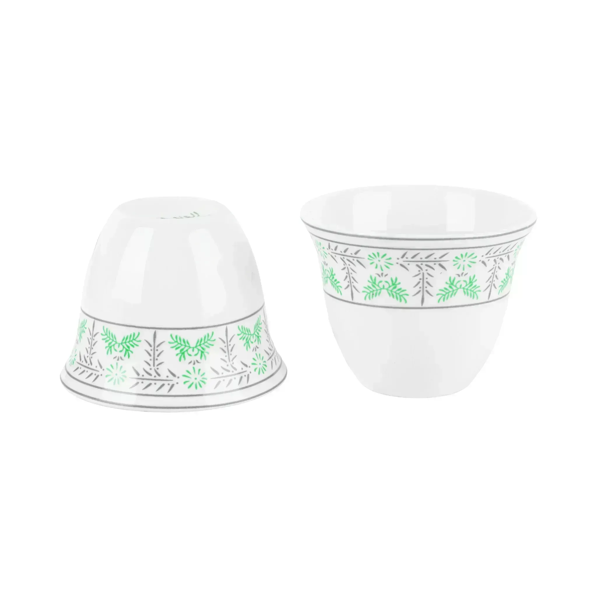arabic-coffee-cups-set-with-carry-bag-6-cups-80ml-green-branch-pattern