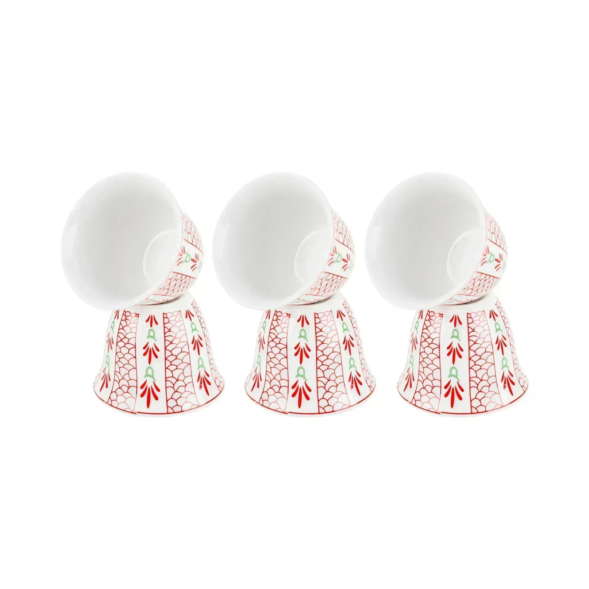 arabic-coffee-cups-set-with-carry-bag-6-cups-80ml-grey-with-red-floral-pattern