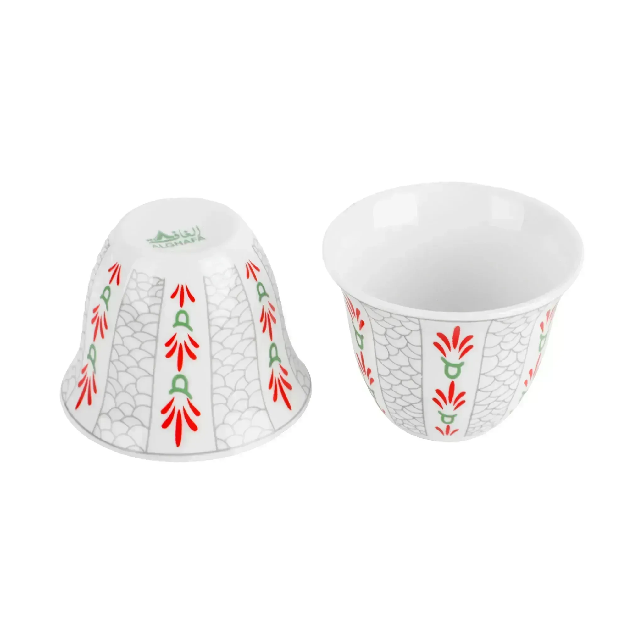 arabic-coffee-cups-set-with-carry-bag-6-cups-80ml-white-floral-pattern-wood-edition