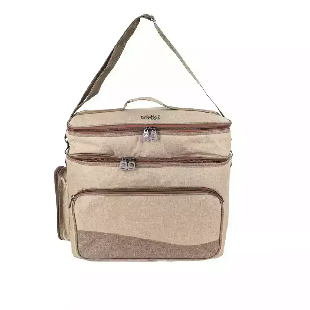 kalba-dallah-tea-coffee-bag-wooden-design-portable-multi-layer-camping-organizer-with-pvc-inner-lining-outdoor-beverage-storage-bag-alghafa