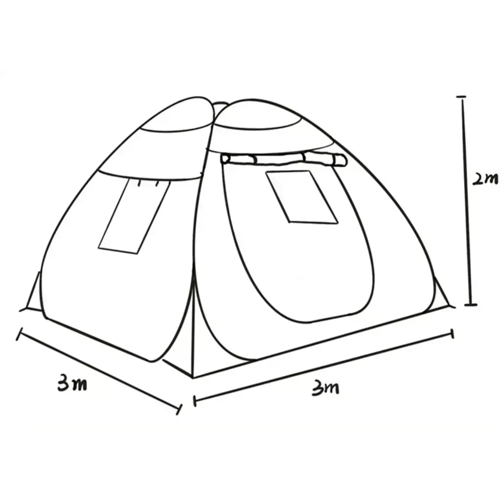 al-ghafa-mekshat-tent-332m-double-layer-family-camping-tent-quick-setup-outdoor-shelter-for-4-persons