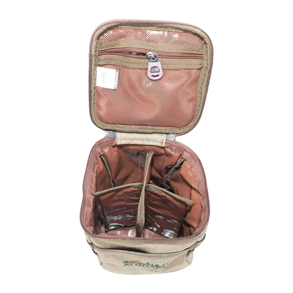 alghafa-portable-gas-cylinder-storage-bag-holds-4-220g-butane-cartridges-wood-texture-fabric-insulated-pvc-lining-compact-camping-gas-carry-case
