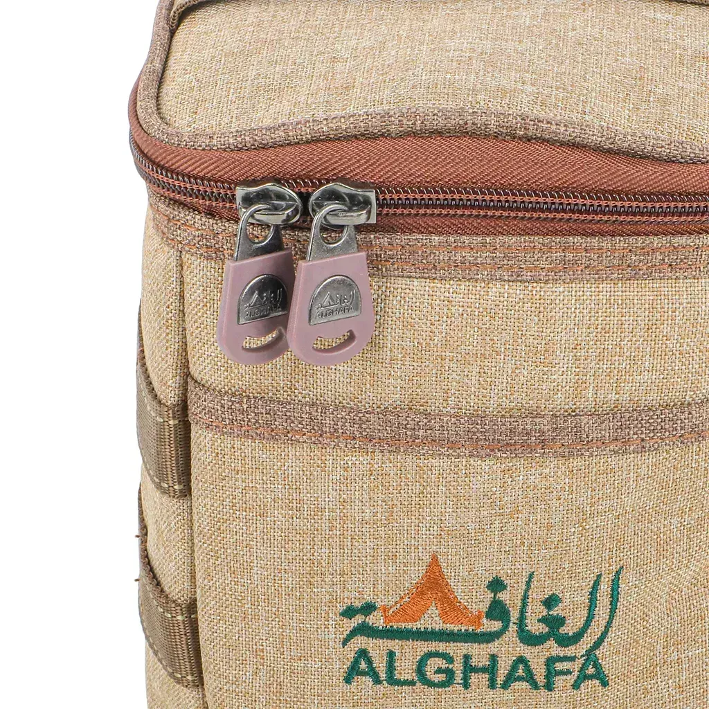 alghafa-portable-gas-cylinder-storage-bag-holds-4-220g-butane-cartridges-wood-texture-fabric-insulated-pvc-lining-compact-camping-gas-carry-case