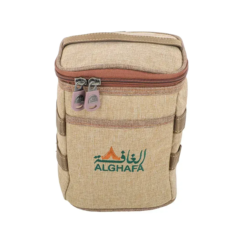 alghafa-portable-gas-cylinder-storage-bag-holds-4-220g-butane-cartridges-wood-texture-fabric-insulated-pvc-lining-compact-camping-gas-carry-case