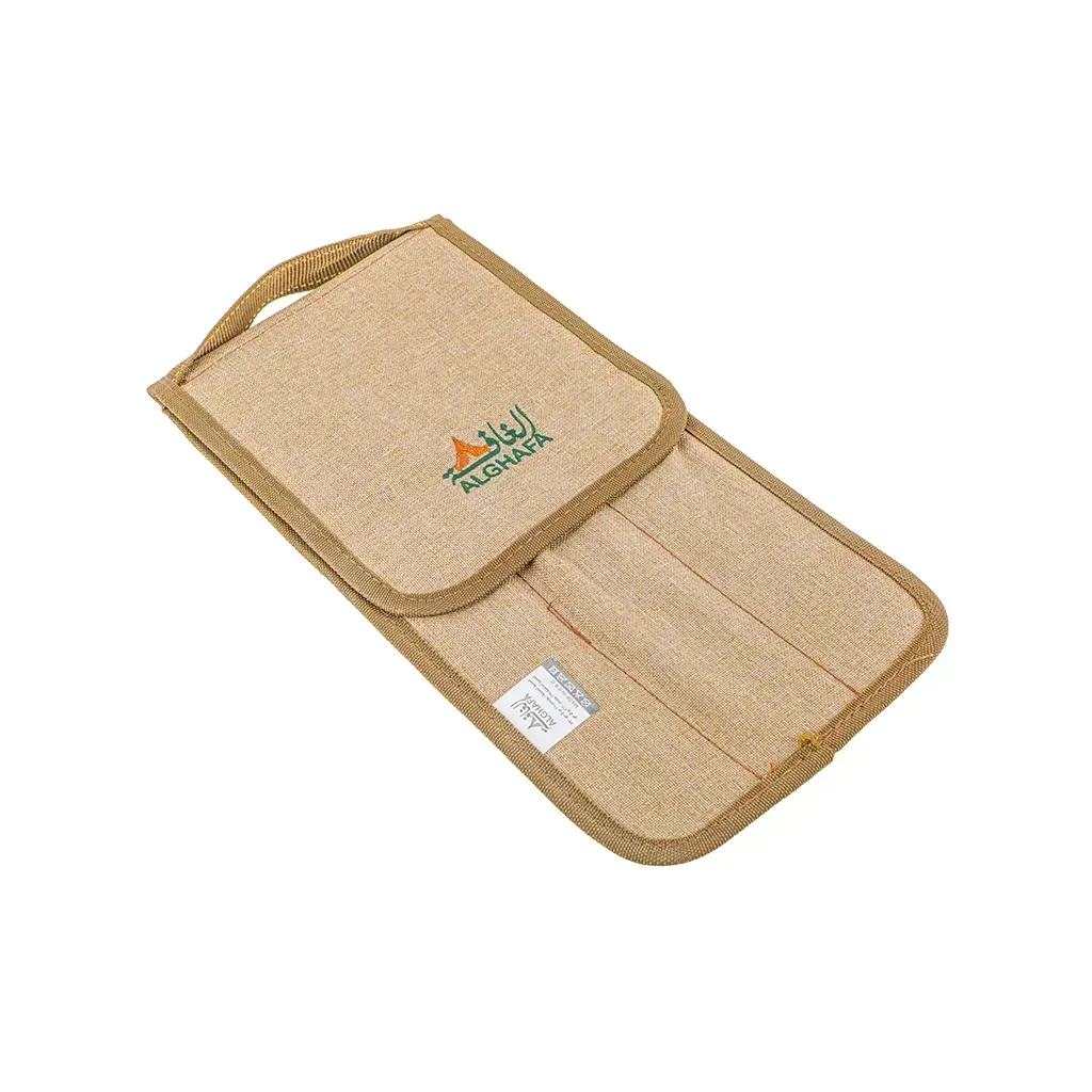 alghafa-knife-storage-bag-brown-pvc-lined-knife-roll-case-portable-knife-organizer-for-camping-kitchen
