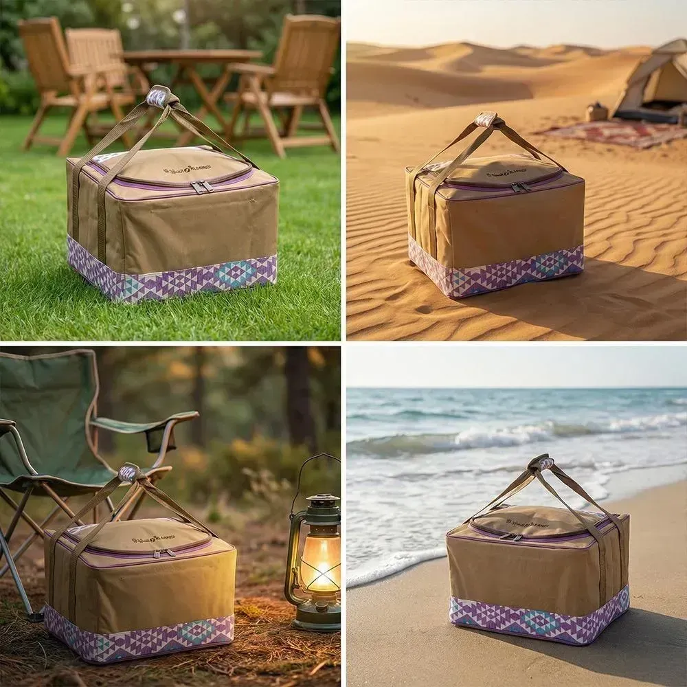 alsanidi-on-the-path-of-arabs-heritage-tea-coffee-bag-77l-large-thermal-storage-organizer-water-resistant-camping-hospitality-bag-lavender-pattern