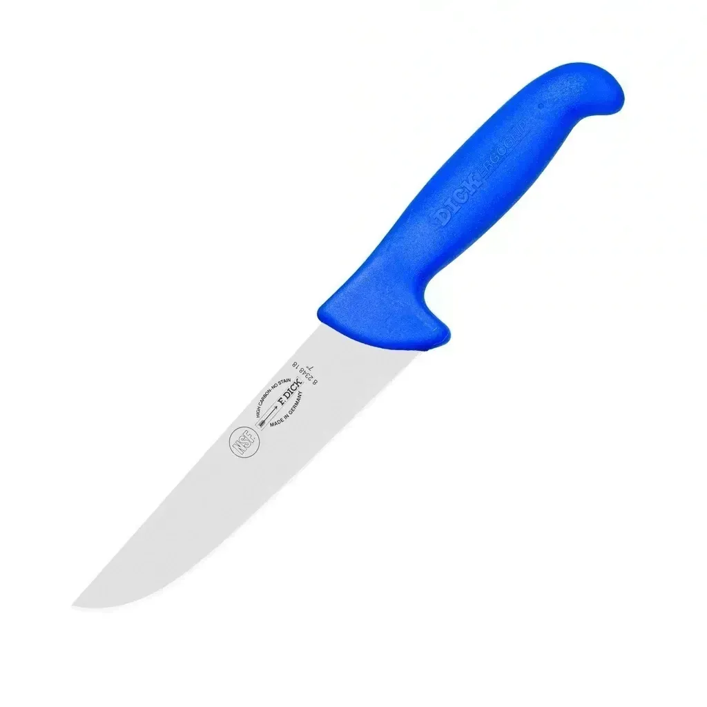 friedrdick-slaughter-knife-15cm-sharp-meat-cutting-knife-blue-plastic-handle