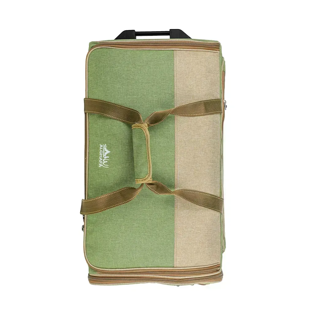 alghafa-medium-travel-storage-bag-with-wheels-portable-camping-outdoor-organizer-bag-waterproof-pvc-inner-lining-green-medium-size