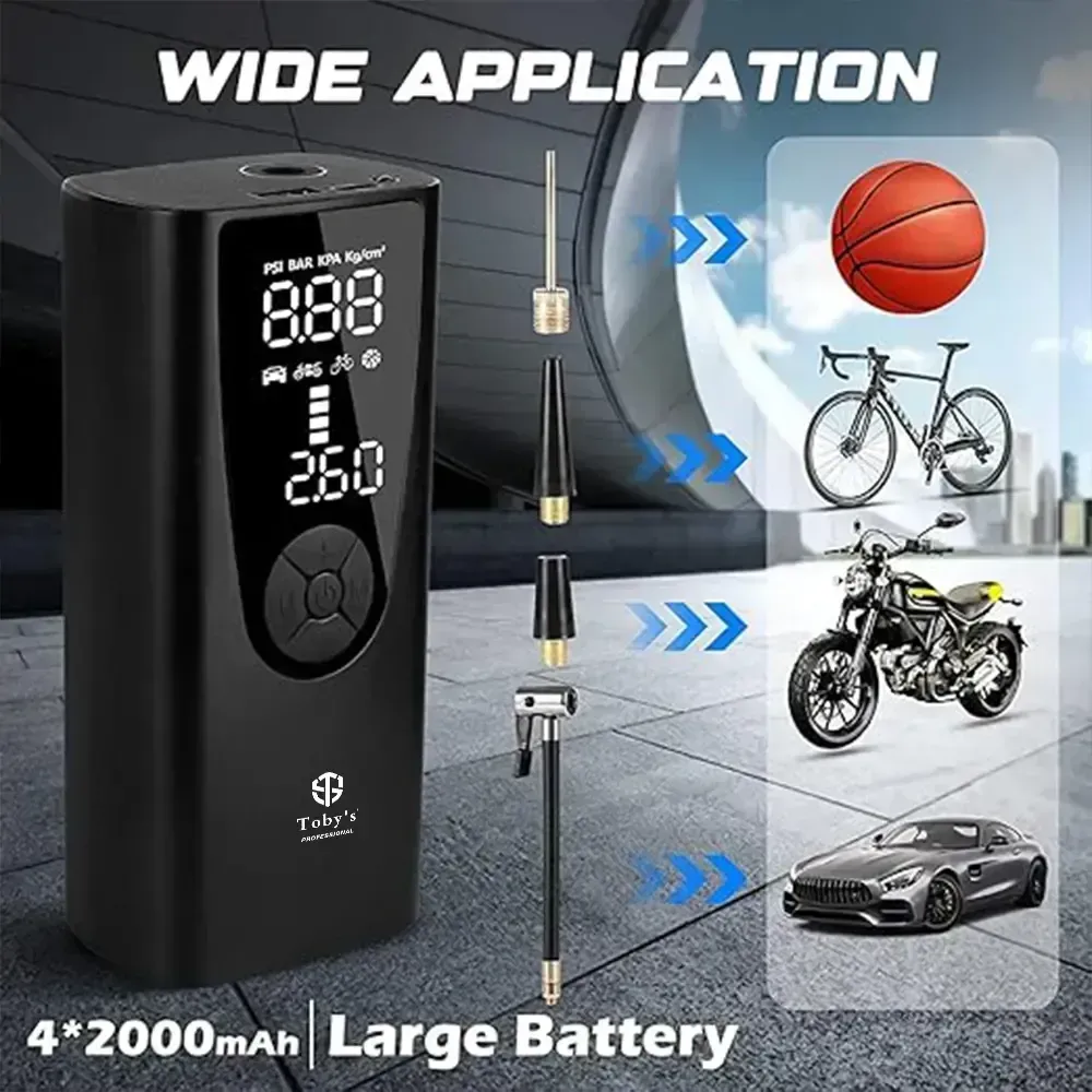 tobys-ac-p5-portable-tire-inflator-air-compressor-8000mah-cordless-electric-air-pump-150psi-with-led-display-power-bank