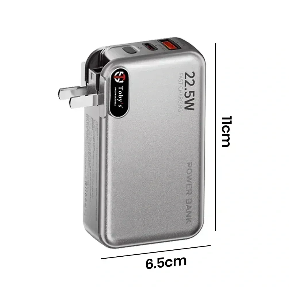 tobys-pb-01-10000mah-power-bank-225w-fast-charging-3-in-1-ac-charger-with-built-in-lightning-type-c-cables
