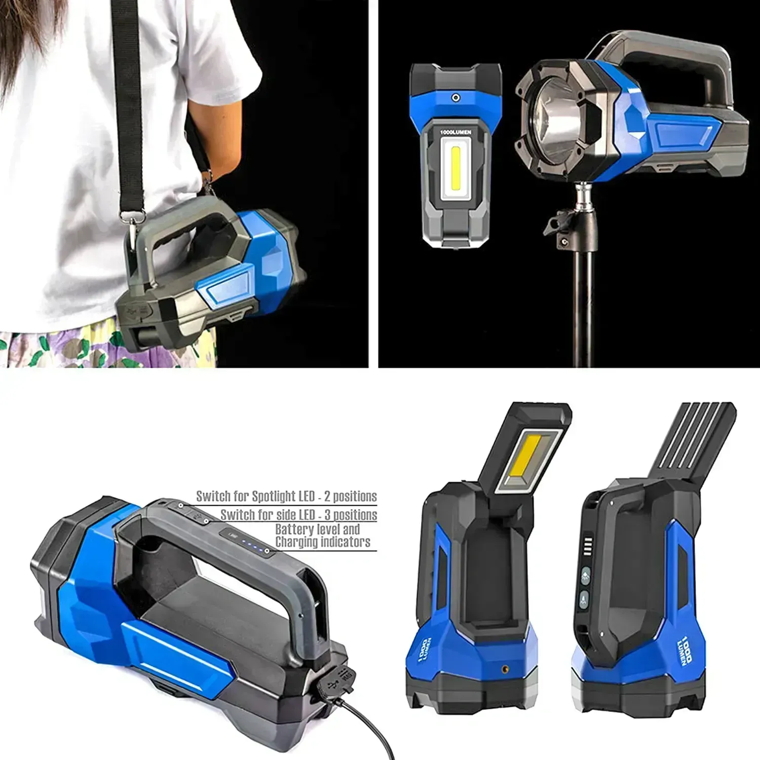 tobys-multifunctional-hunting-spotlight-rechargeable-1000-lumens-portable-led-flood-work-lamp-with-red-warning-light-tripod-mount-camping-searchlight