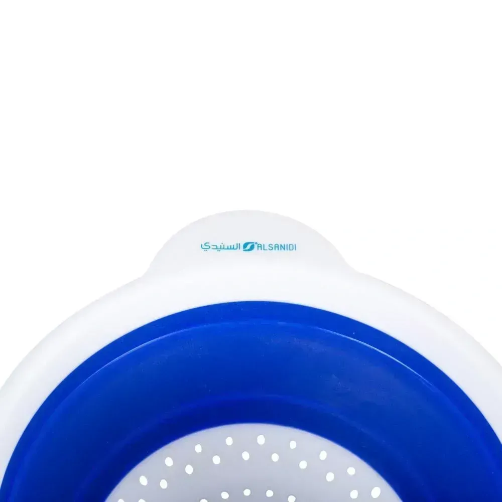 foldable-silicone-colander-small-collapsible-rice-vegetable-fruit-strainer-blue-kitchen-drain-al-sanidi