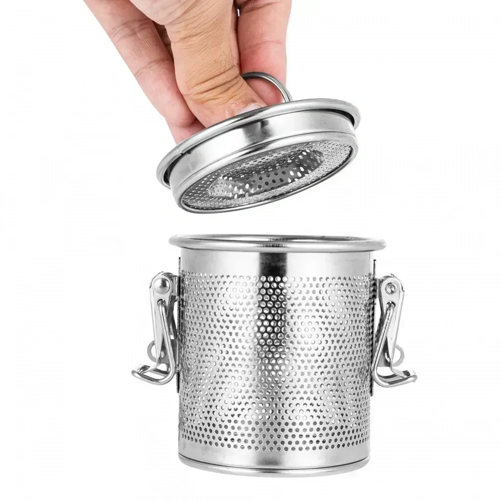 alsanidi-stainless-steel-tea-infuser-1010cm-cylindrical-strainer-with-hook-heavy-duty-tea-filter