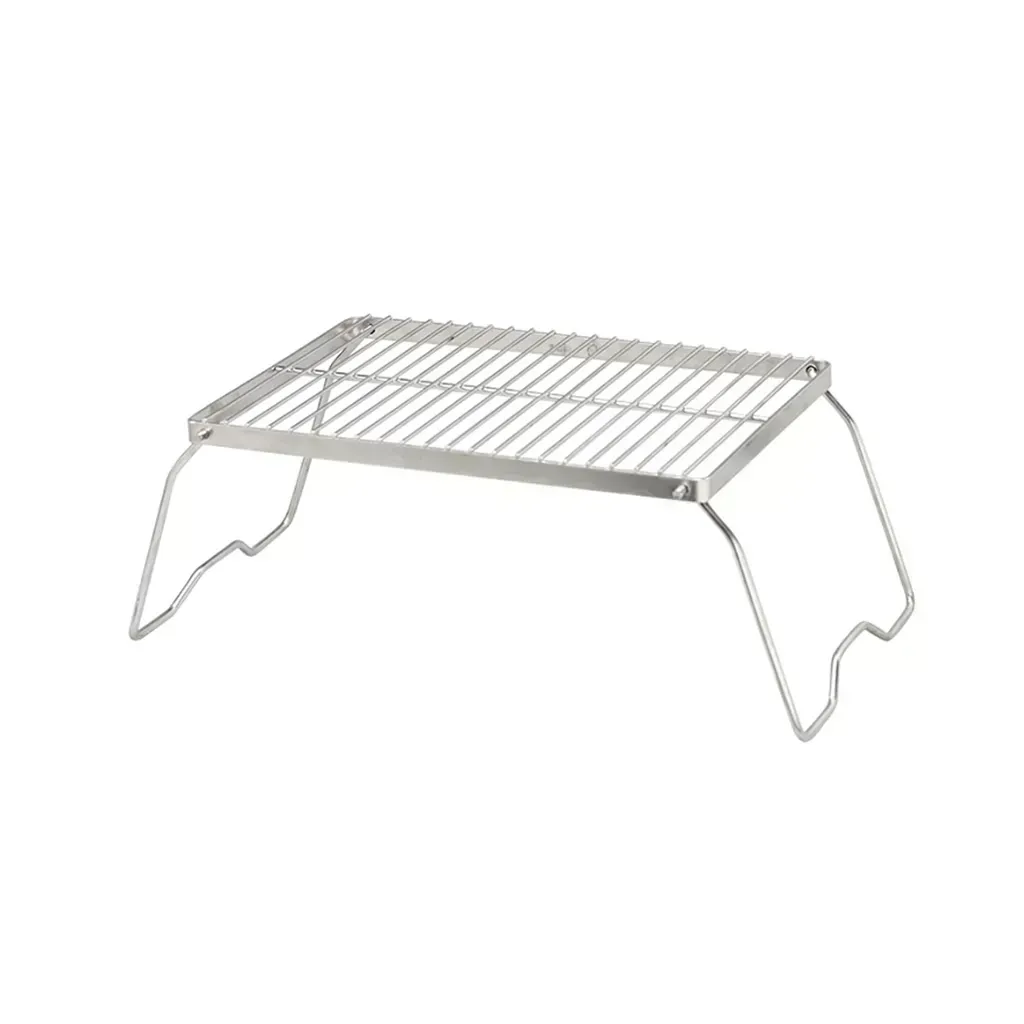 alghafa-stainless-steel-fire-grill-stand-medium-portable-camping-bbq-rack-for-outdoor-cooking