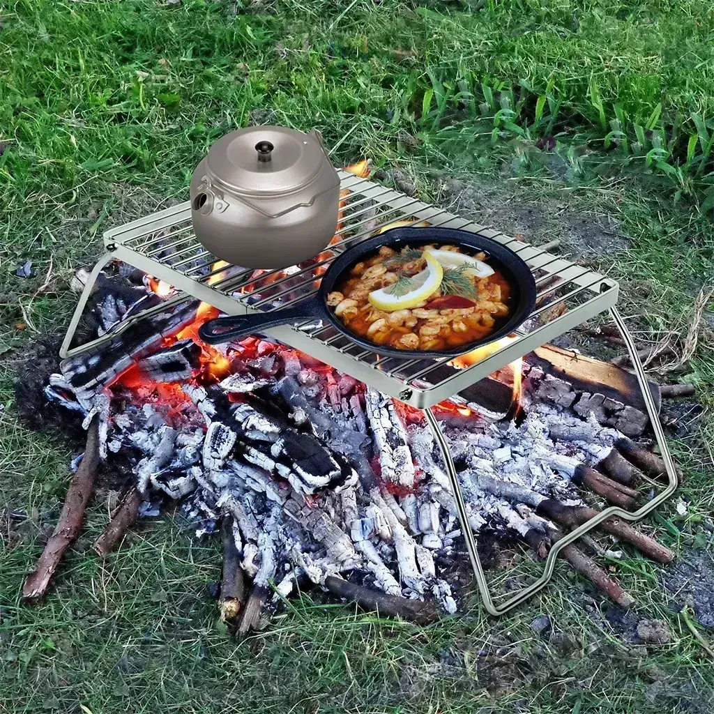 alghafa-stainless-steel-fire-grill-stand-medium-portable-camping-bbq-rack-for-outdoor-cooking