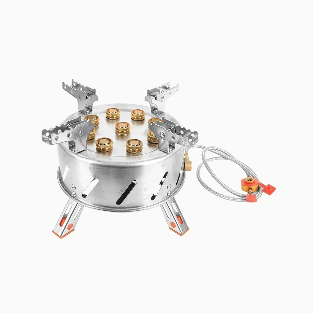 thunder-9-burner-camping-gas-stove-silver-12800w-portable-outdoor-cooker-compact-travel-stove-alghafa