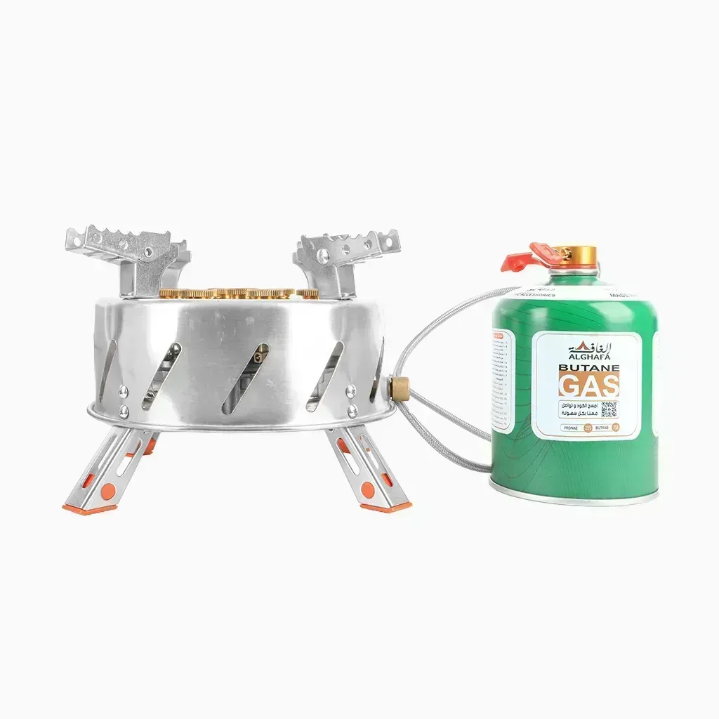 thunder-9-burner-camping-gas-stove-silver-12800w-portable-outdoor-cooker-compact-travel-stove-alghafa