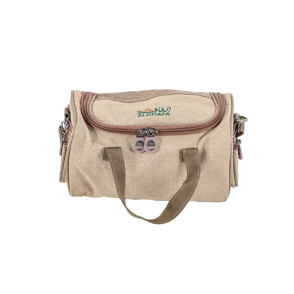 alghafa-double-gas-cylinder-carry-bag-450g-canister-storage-case-wooden-style-exterior-with-pvc-interior-camping-gas-storage-bag