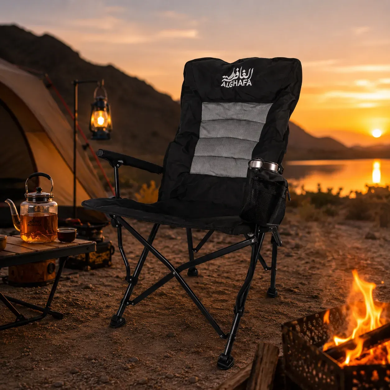 folding-camping-chair-heavy-duty-outdoor-chair-150kg-load-capacity-black-orange-alghafa