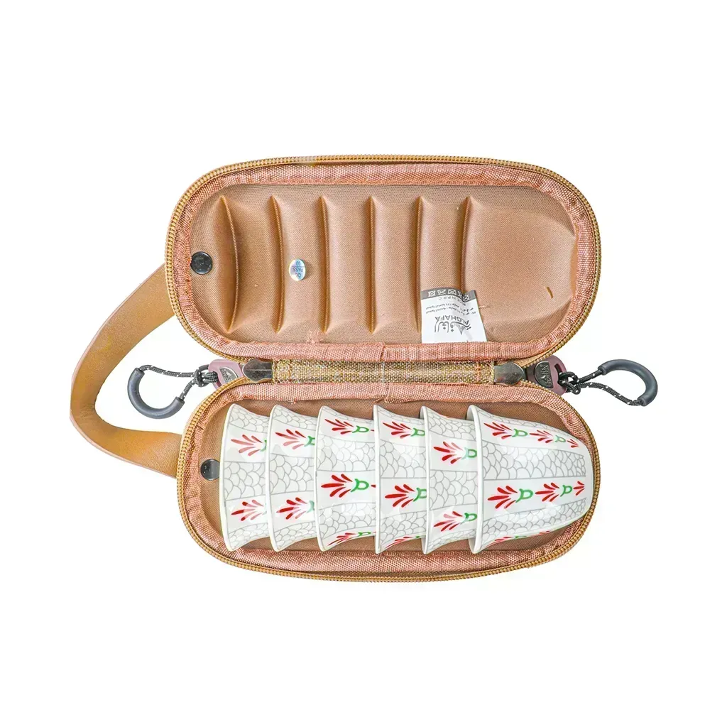 arabic-coffee-cups-set-with-carry-bag-6-cups-80ml-white-floral-pattern-wood-edition