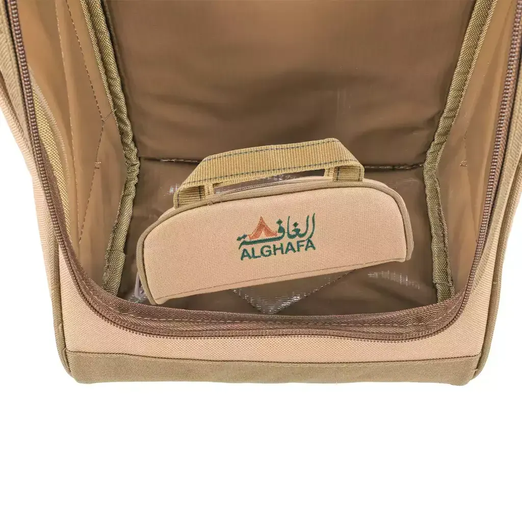 dallah-carry-bag-with-protective-case-wooden-design-portable-coffee-flask-storage-with-transparent-cover-pvc-lining-outdoor-travel-organizer-alghafa