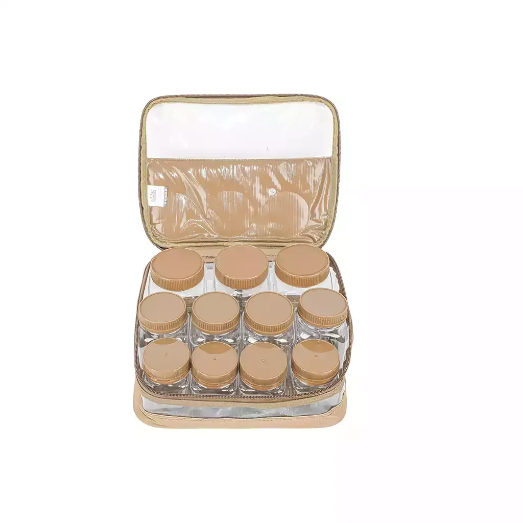 spice-storage-bag-with-11-jars-mixed-sizes-680ml-350ml-200ml-wooden-khaki-design-pvc-inner-lining-ultimate-camping-spice-organizer-alghafa