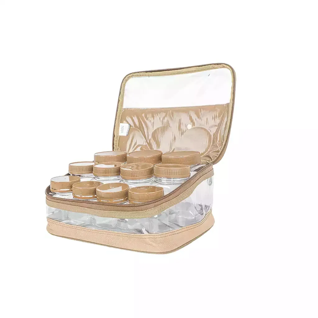 spice-storage-bag-with-11-jars-mixed-sizes-680ml-350ml-200ml-wooden-khaki-design-pvc-inner-lining-ultimate-camping-spice-organizer-alghafa