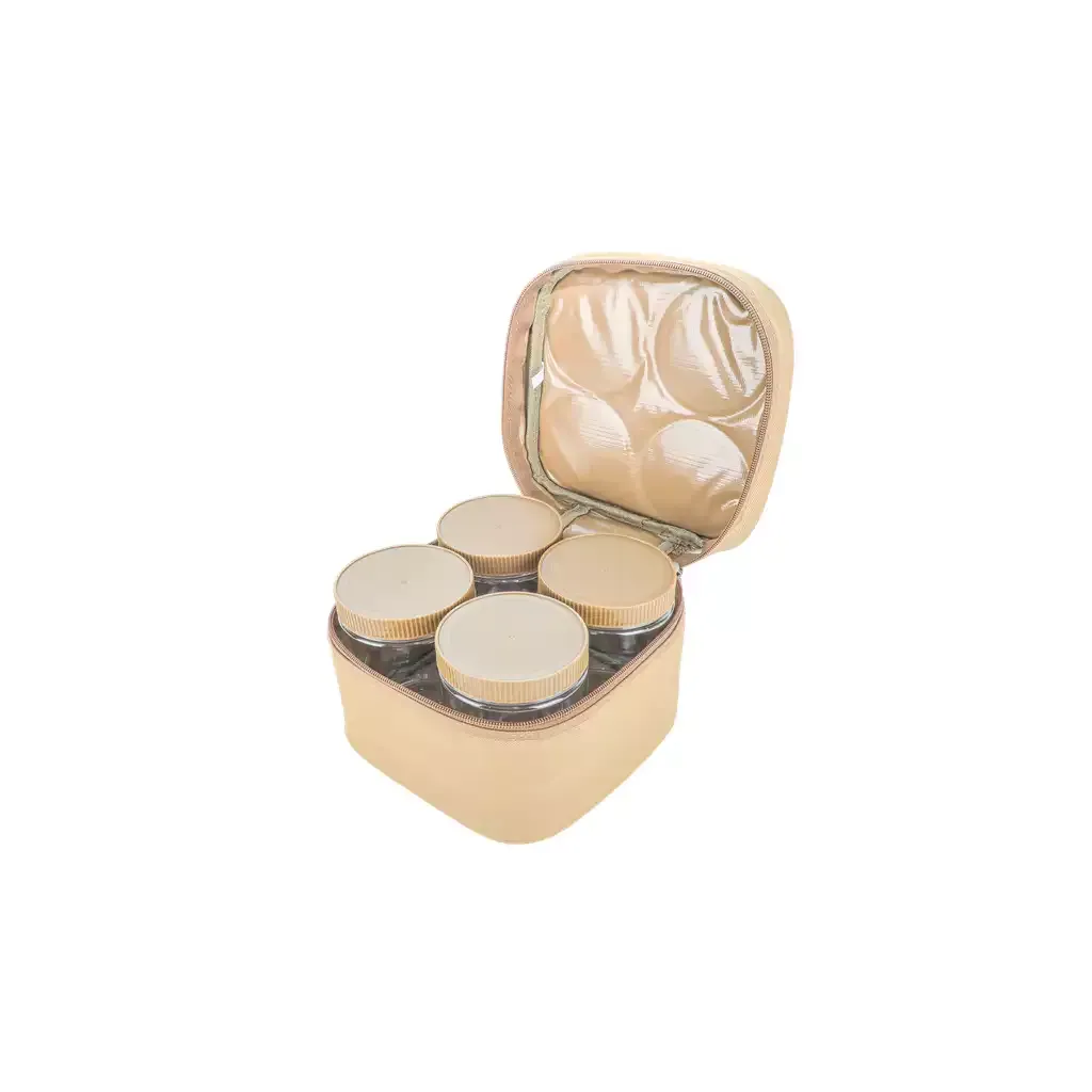 spice-storage-bag-with-4-jars-1000ml-capacity-each-wooden-khaki-design-pvc-inner-lining-extra-large-camping-spice-organizer-alghafa