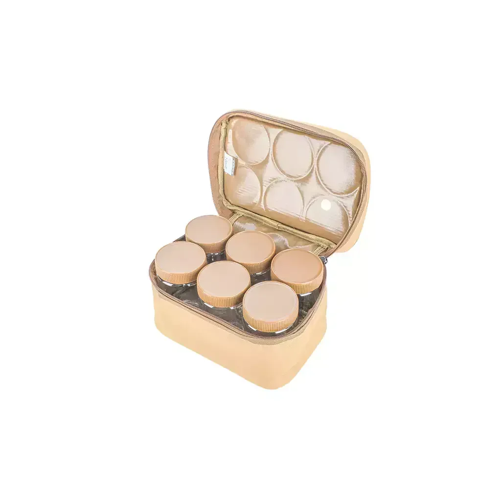 spice-storage-bag-with-6-jars-450ml-capacity-each-wooden-khaki-design-pvc-inner-lining-medium-camping-spice-organizer-alghafa