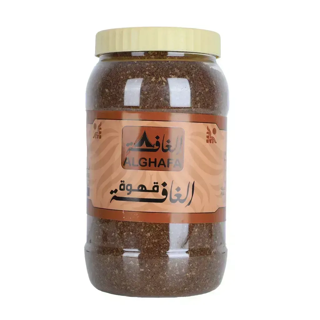 قهوة الغافة سادة 900 جرام – قهوة عربية مطحونة فاخرة – خلطة تقليدية للضيافة