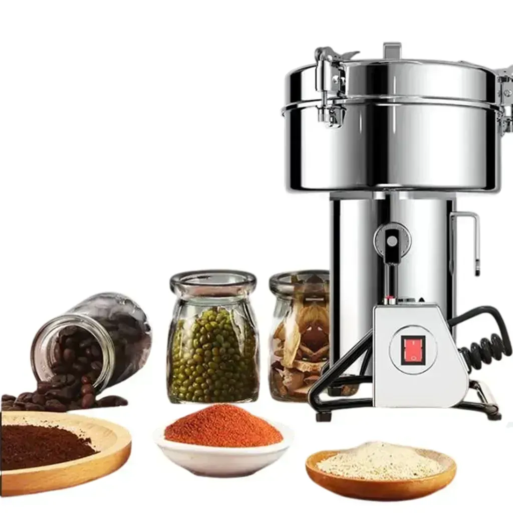 مطحنة كهربائية 500 جرام – مطحنة بهارات وأعشاب ستانلس ستيل – ماكينة طحن عالية القوة – الغافة