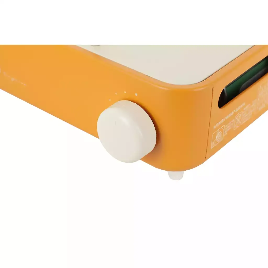 MAXSUN Latte orange portable camping gas stove with electronic ignition and adjustable flame control