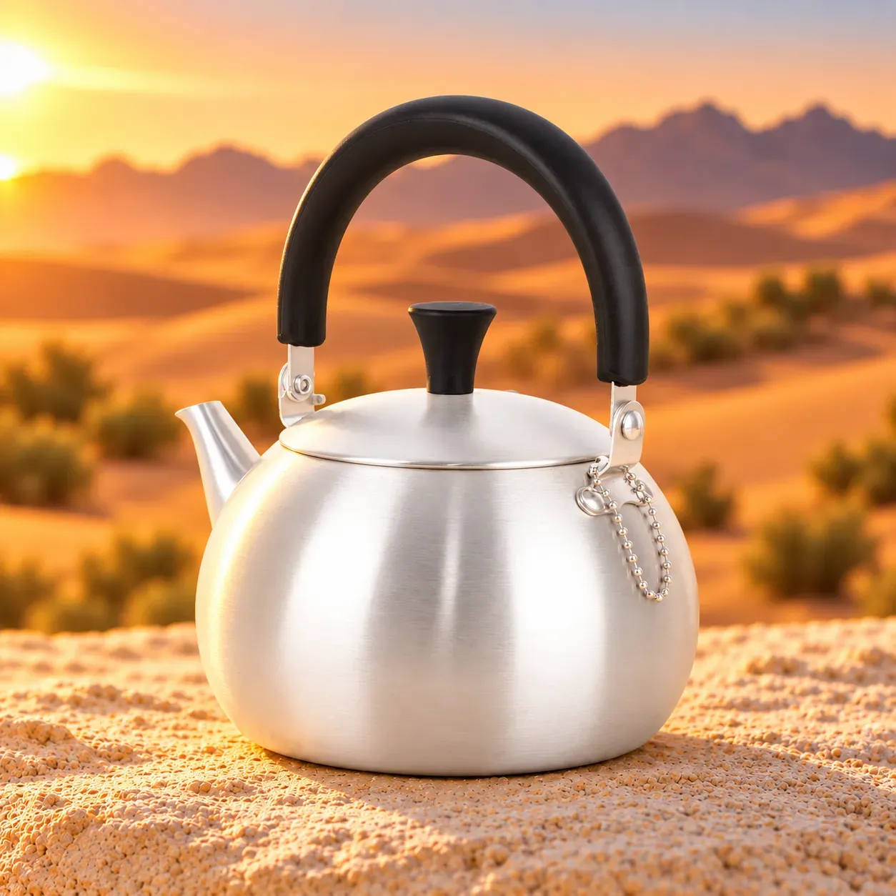 Tokyo Matte Stainless Steel Kettle – 1.0L – Camping Tea & Coffee Kettle – Portable Outdoor Kettle