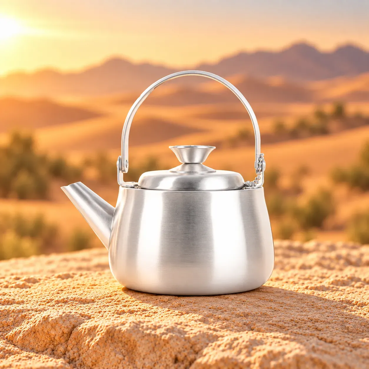 Rokon Stainless Steel Teapot 0.5L – Heavy Duty 304 Steel Tea Kettle – Removable Infuser – Gas, Electric & Charcoal Safe – ALGHAFA