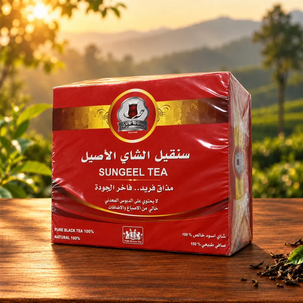 سنقيل شاي أسود 100 ظرف – شاي قوي للاستخدام اليومي – نكهة غنية ومتوازنة