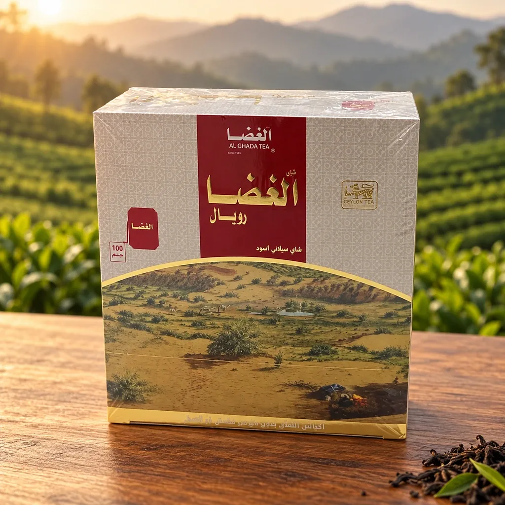 الغضا شاي رويال 100 ظرف – شاي أسود فاخر – نكهة قوية وغنية للاستخدام اليومي