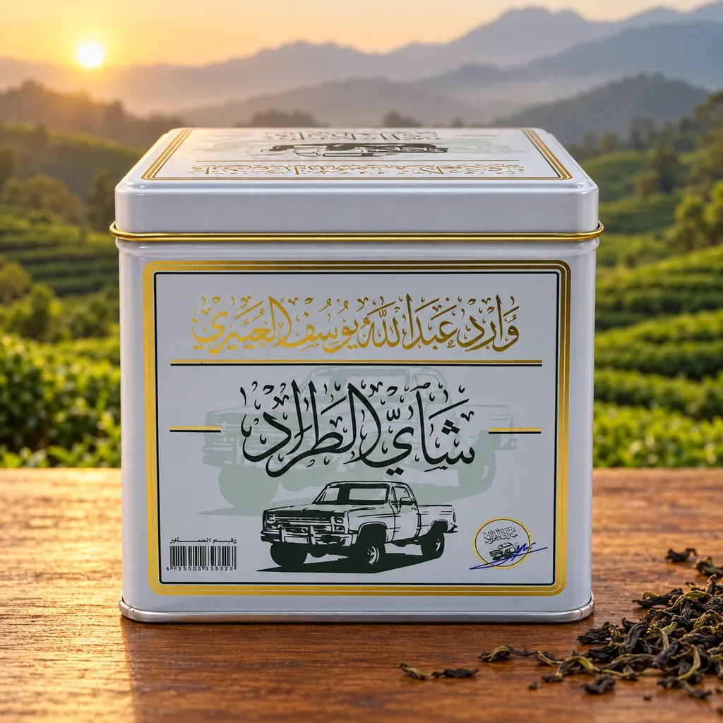 علبة شاي الطراد أسود منتخب 250 جرام معدنية