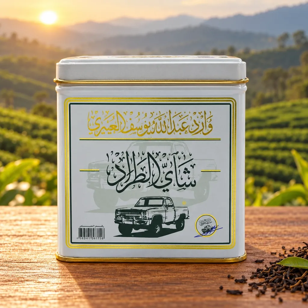 علبة شاي الطراد أسود منتخب 250 جرام معدنية