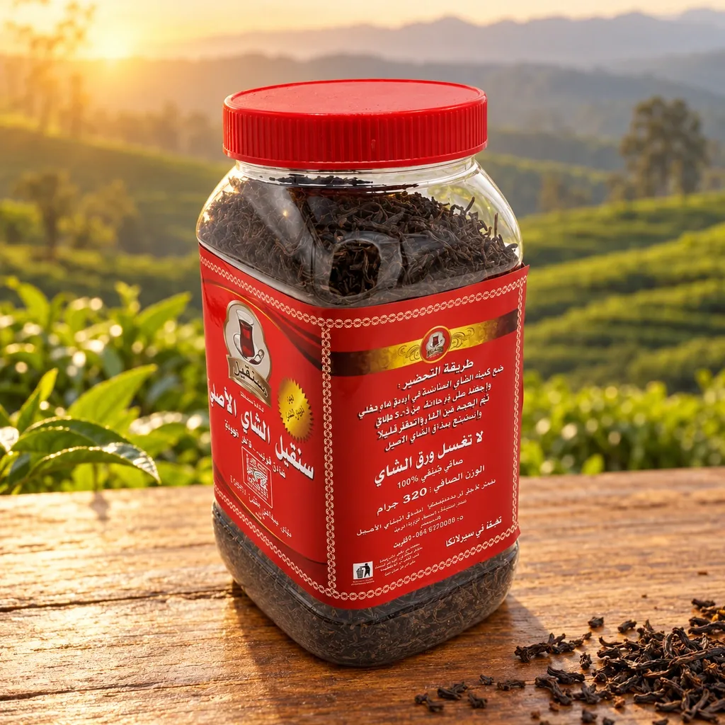 Sungeel authentic coarse Ceylon black tea 320 g red-lid plastic jar